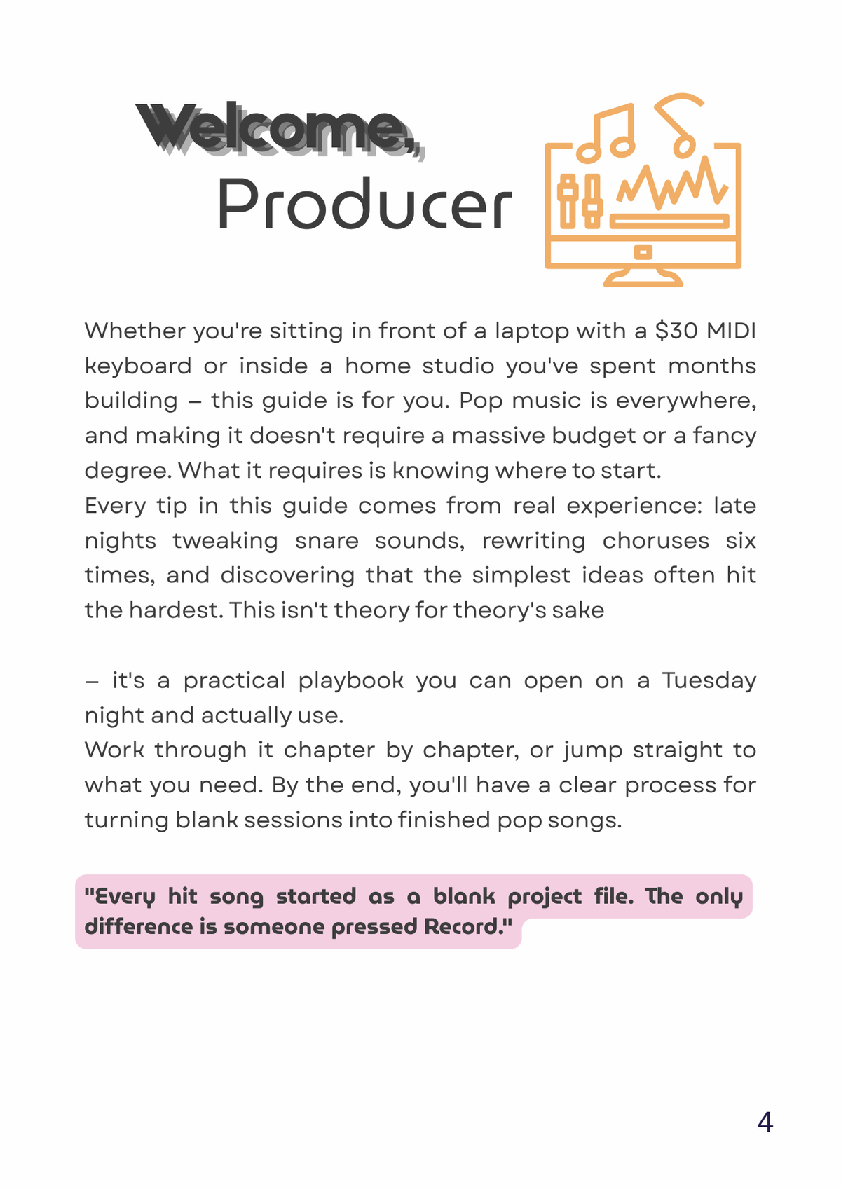 The No-Fluff Producer’s Guide for Beginners & Intermediates